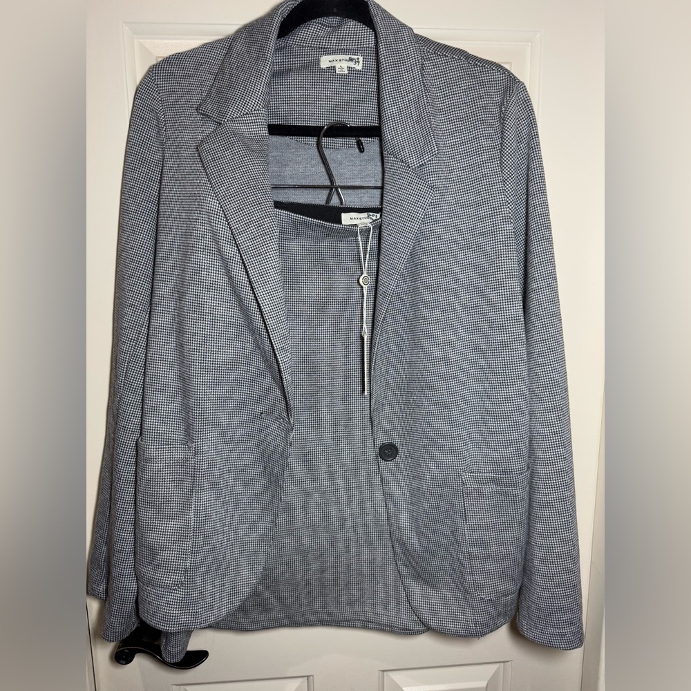 Max Studio Blazer & Skirt Set